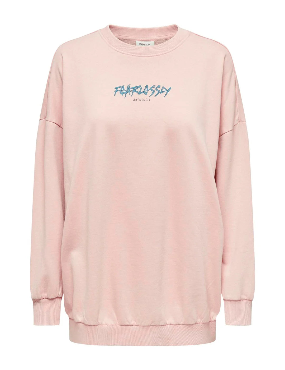 Sudadera Larga Only Onllucinda Rosa | Bicos de Fío