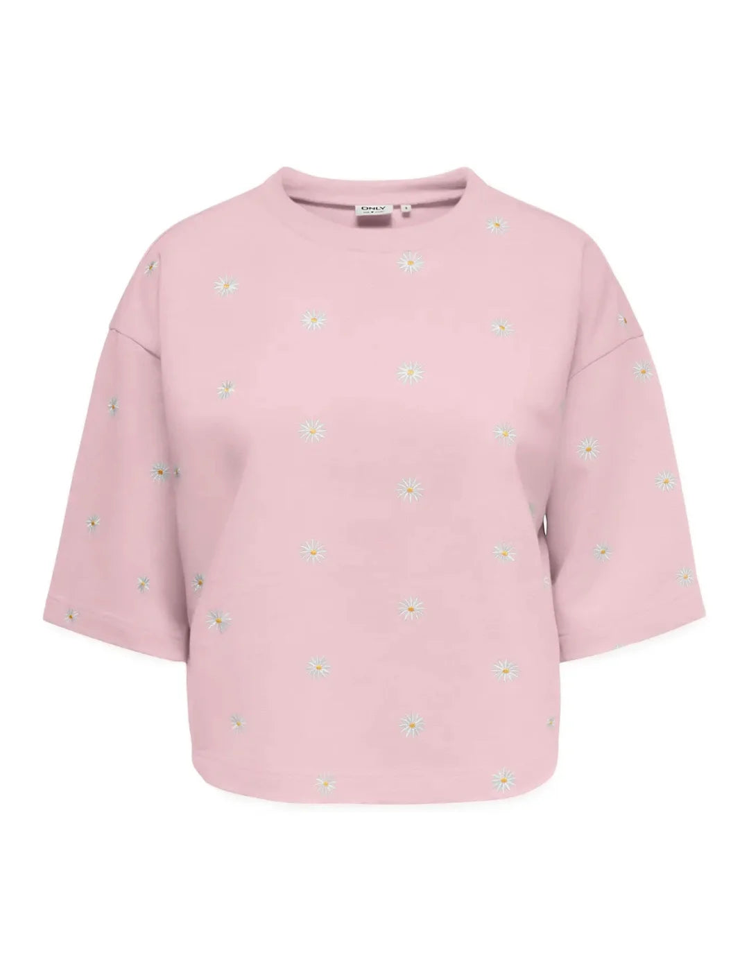 Sudadera Manga 3/4 ONLY Luna Rosa | Bicos de Fío