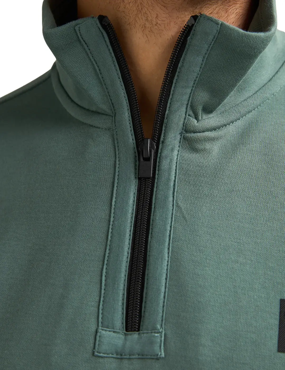 Sudadera Media Cremallera Petrol Industries Verde | Bicos de Fío