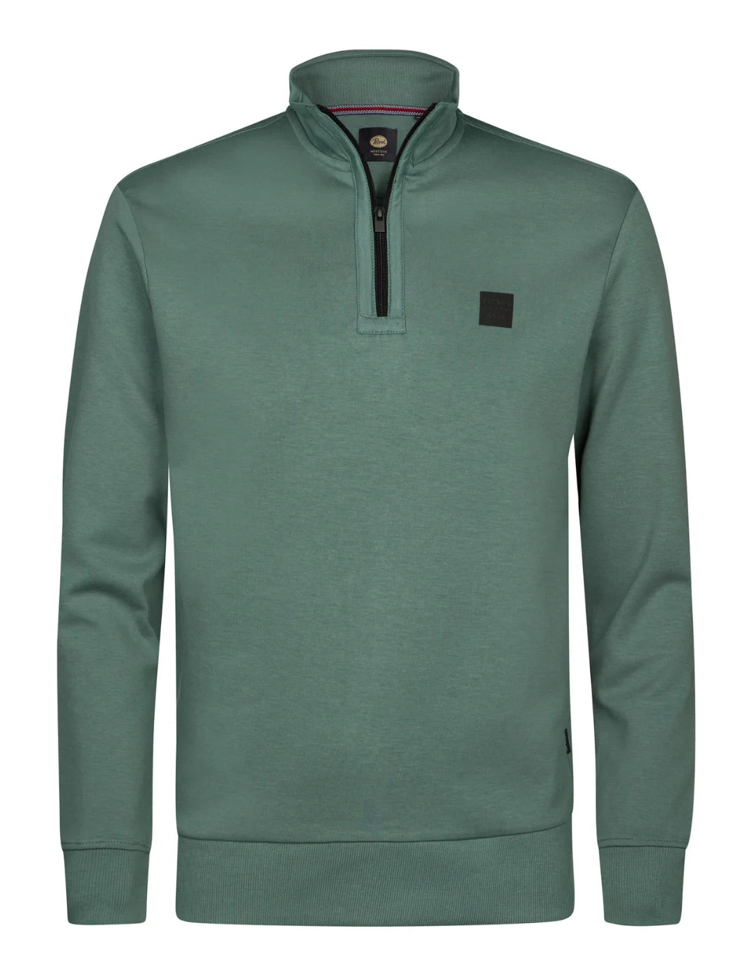 Sudadera Media Cremallera Petrol Industries Verde | Bicos de Fío