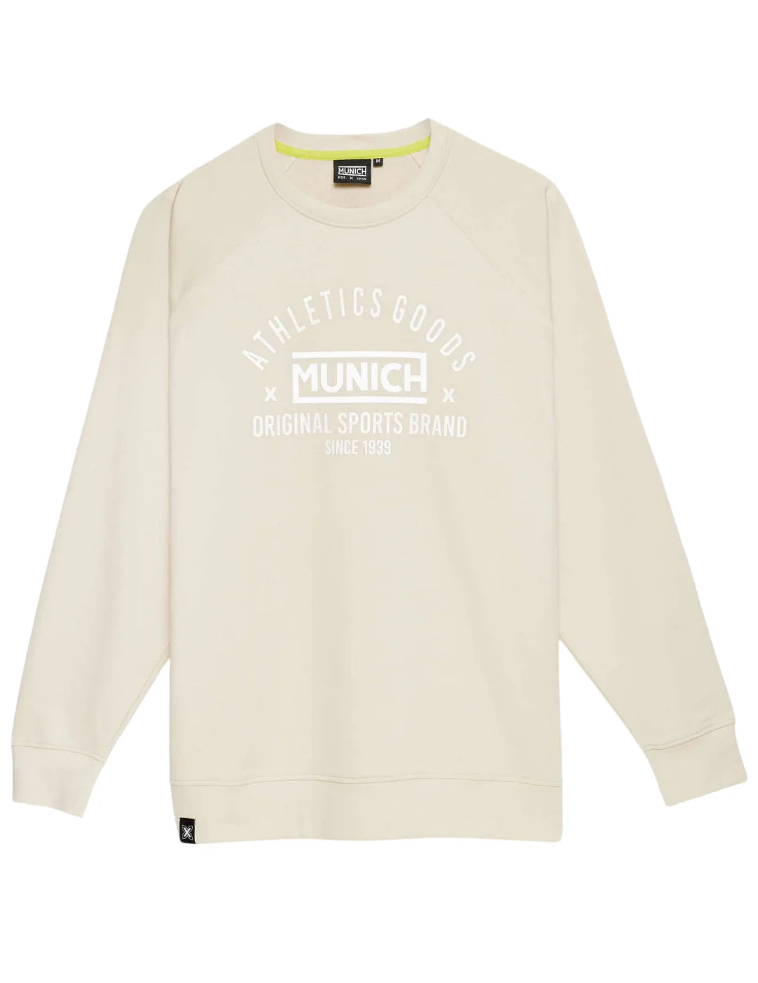 Sudadera Munich Crew Beige | Bicos de Fío