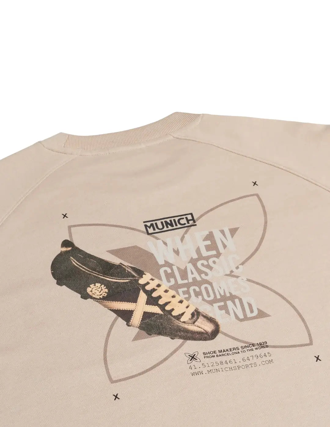 Sudadera Munich Revival Beige | Bicos de Fío