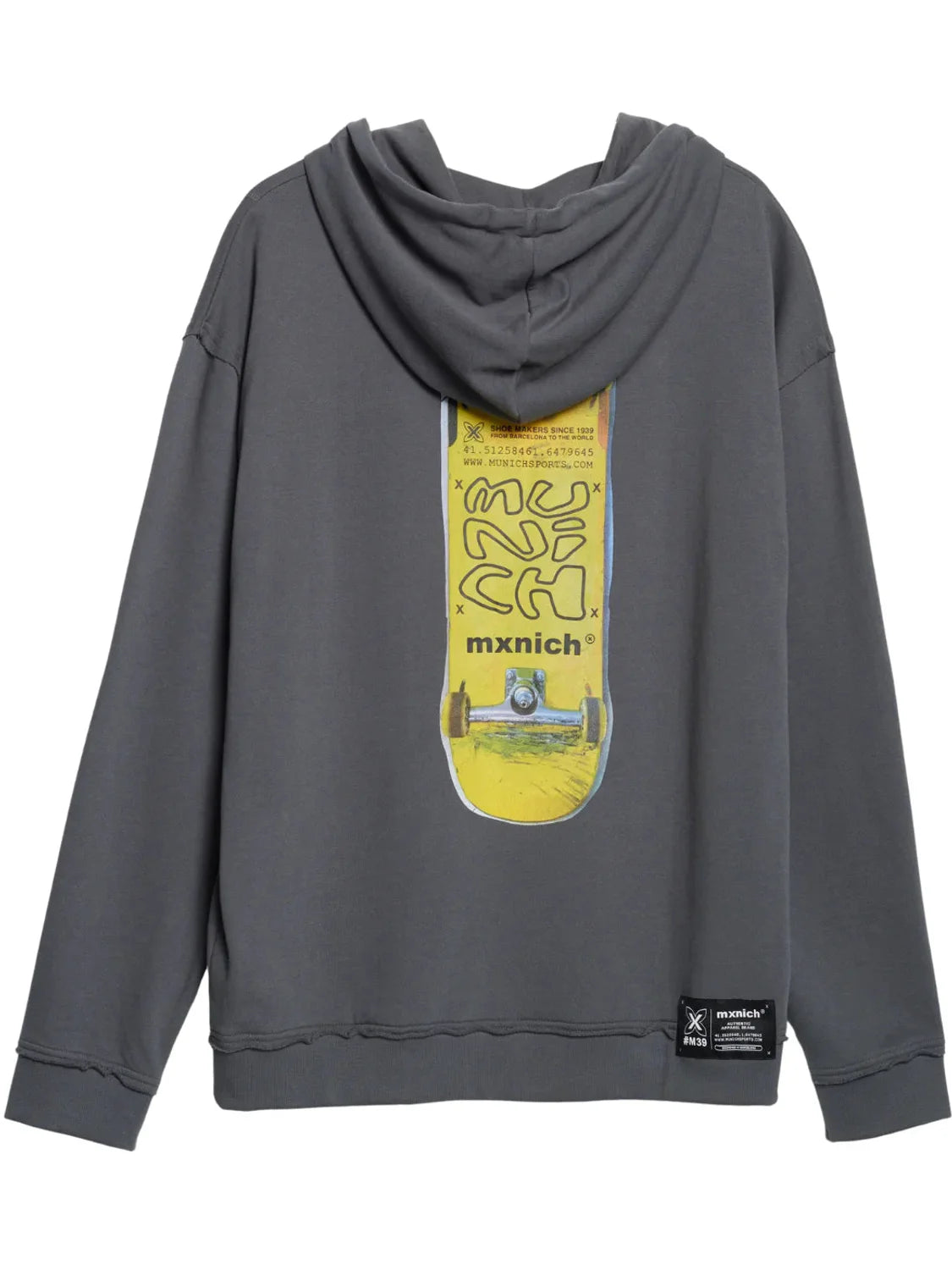 Sudadera Capucha Munich Space Gris | Bicos de Fío