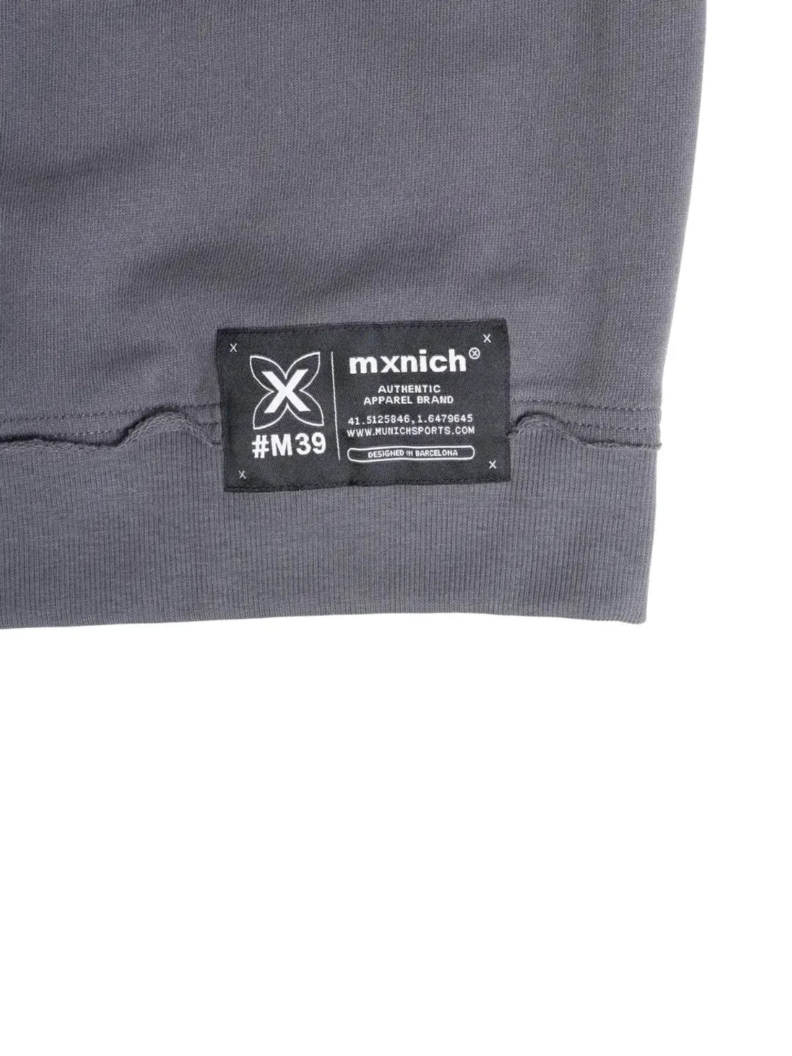 Sudadera Capucha Munich Space Gris | Bicos de Fío