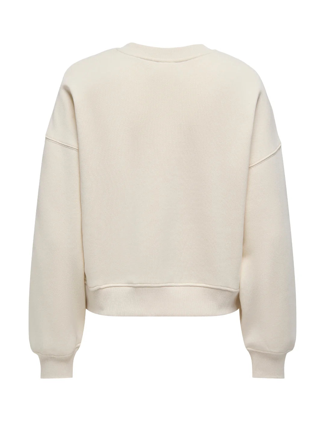 Sudadera ONLY Best Chérie Beige | Bicos de Fío