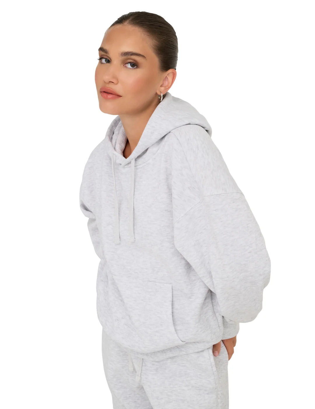 Sudadera Capucha ONLY Best Gris | Bicos de Fío