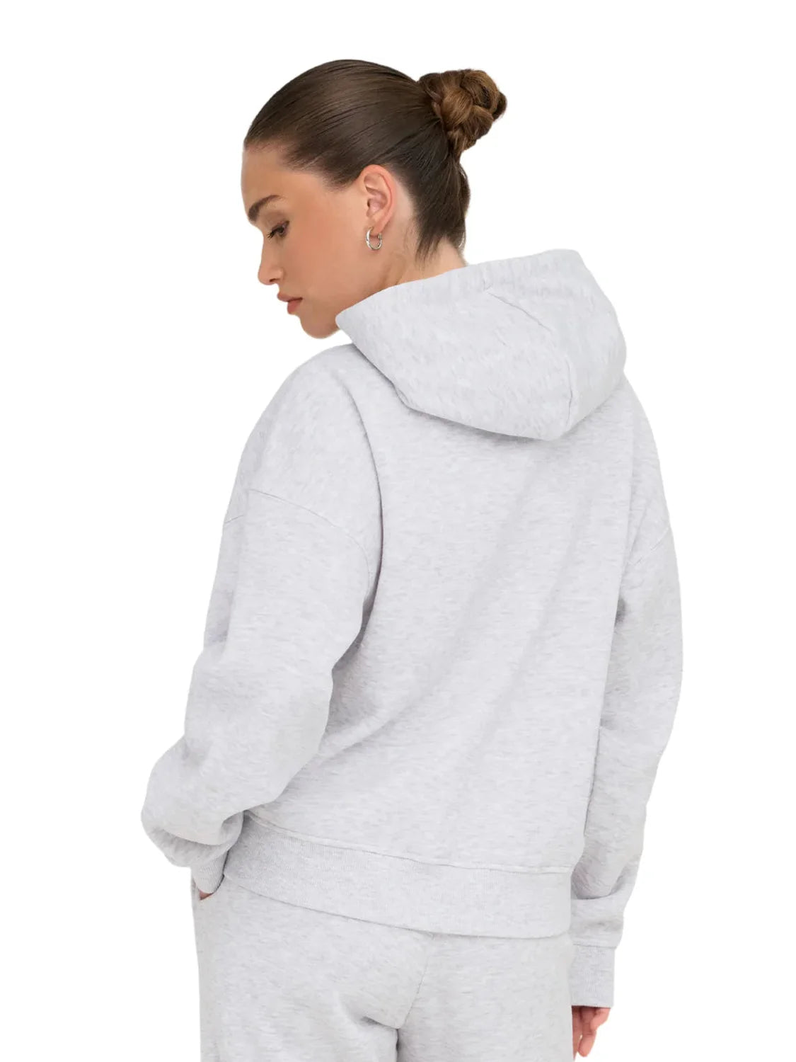 Sudadera Capucha ONLY Best Gris | Bicos de Fío