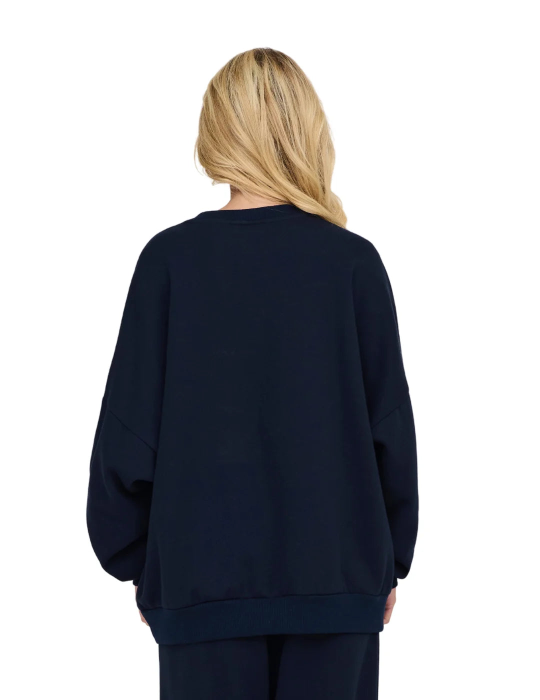 Sudadera ONLY Deborah Azul Marino | Bicos de Fío