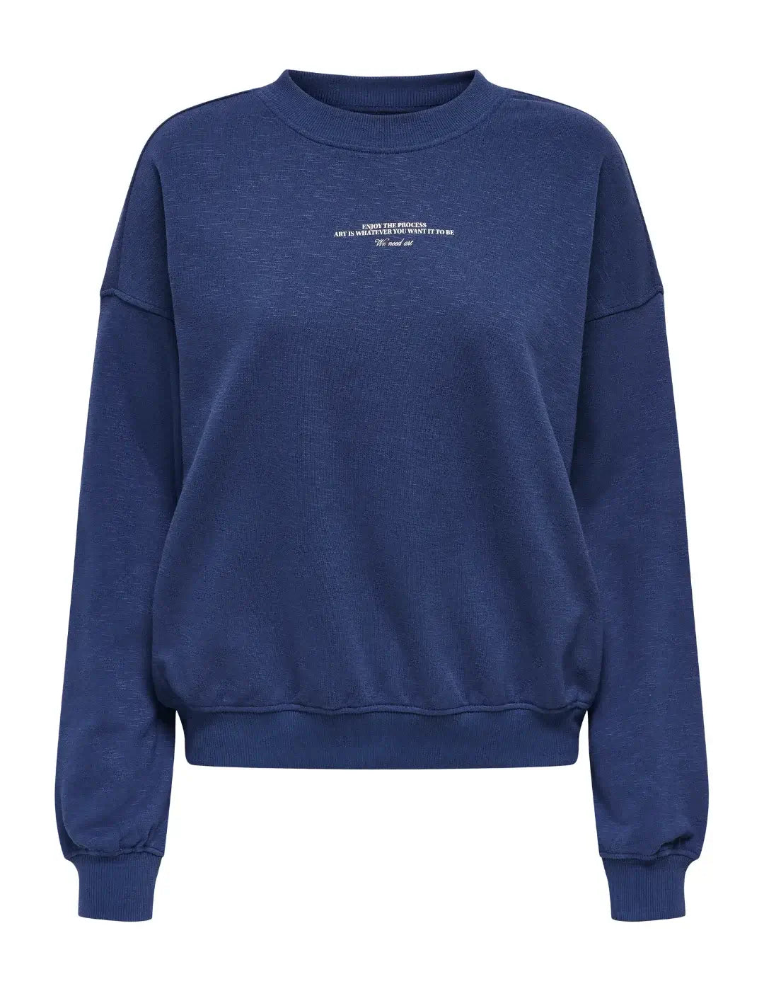 Sudadera ONLY Ingrid Azul | Bicos de Fío
