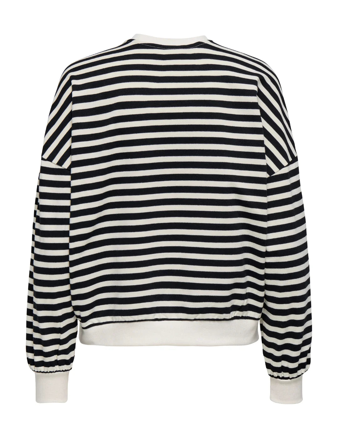 Sudadera Rayas ONLY Liza Negro | Bicos de Fío