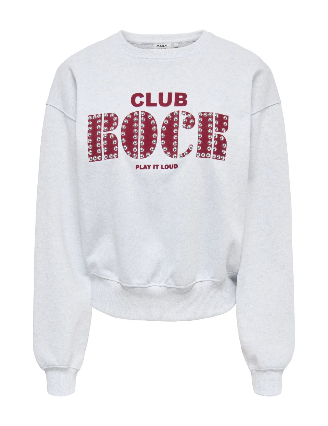Sudadera ONLY Olise Gris | Bicos de Fío