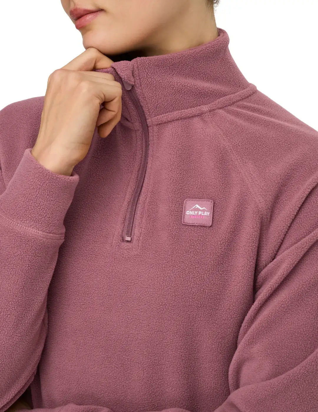 Sudadera ONLY Play Ino Rose Brown | Bicos de Fío