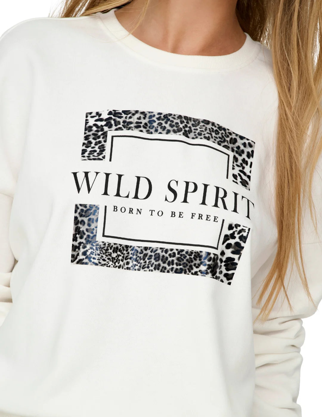 Sudadera ONLY Runa Blanco | Bicos de Fío