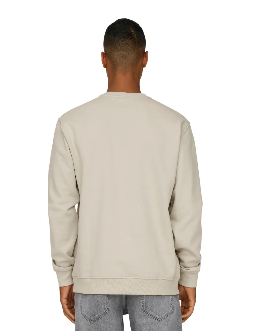 Sudadera ONLY&SONS Curated Beige | Bicos de Fío