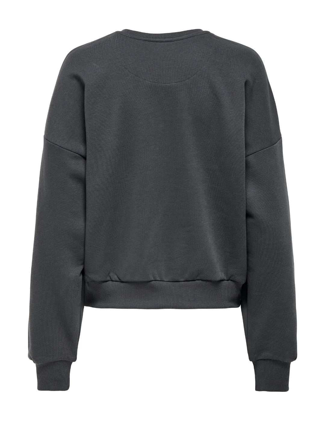 Sudadera ONLY Tammie Love Gris | Bicos de Fío