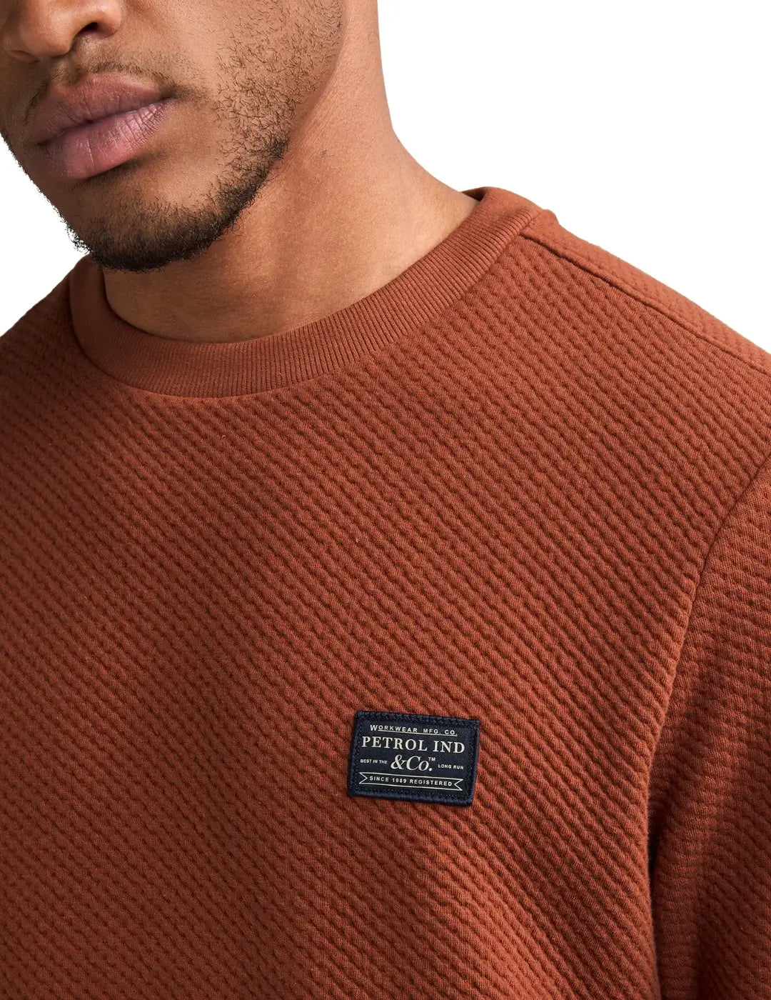 Sudadera Petrol Industries Ironwall Naranja | Bicos de Fío
