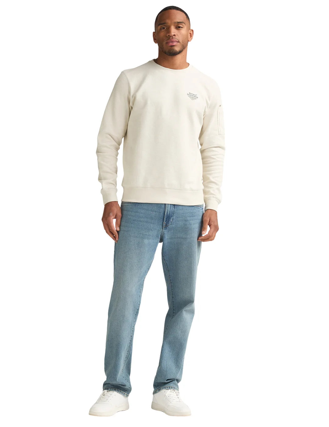 Sudadera Petrol Industries Furia Blanco | Bicos de Fío