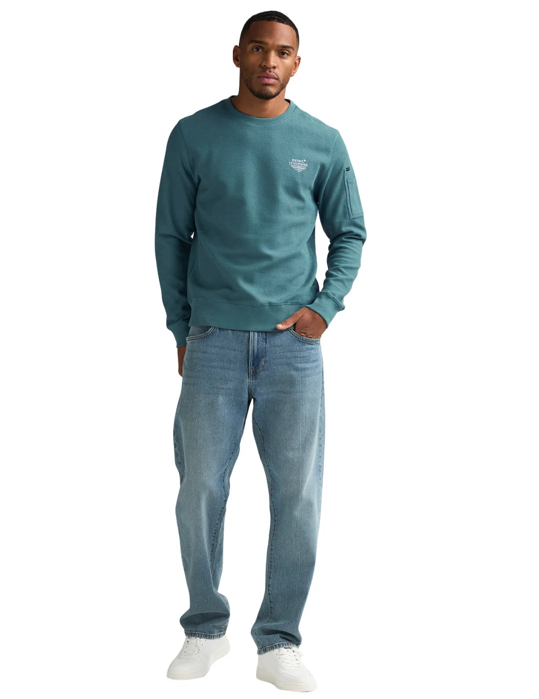 Sudadera Petrol Industries Furia Verde | Bicos de Fío