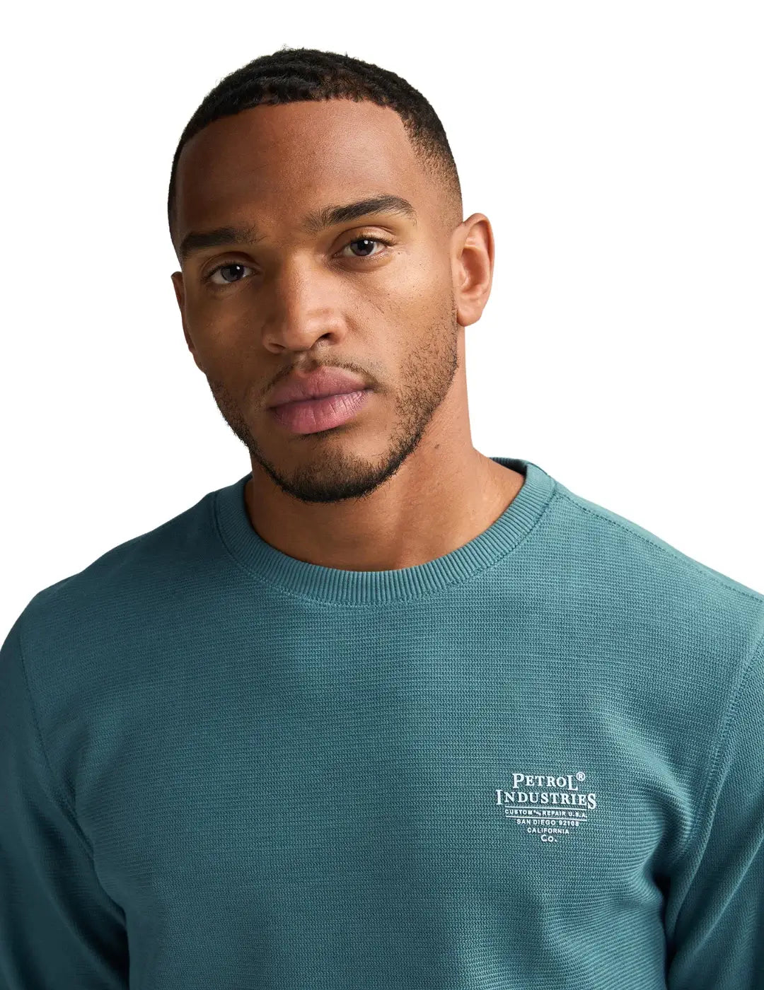 Sudadera Petrol Industries Furia Verde | Bicos de Fío