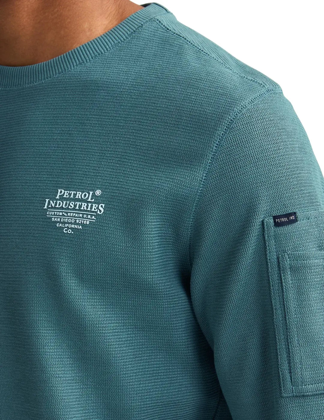 Sudadera Petrol Industries Furia Verde | Bicos de Fío