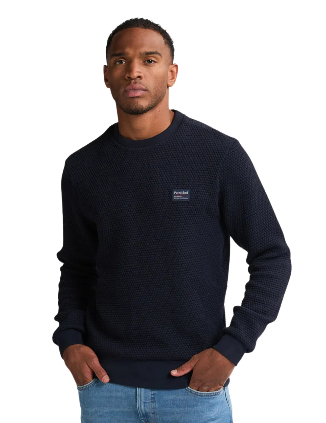 Sudadera Petrol Industries Gunniston Azul Marino | Bicos de Fío