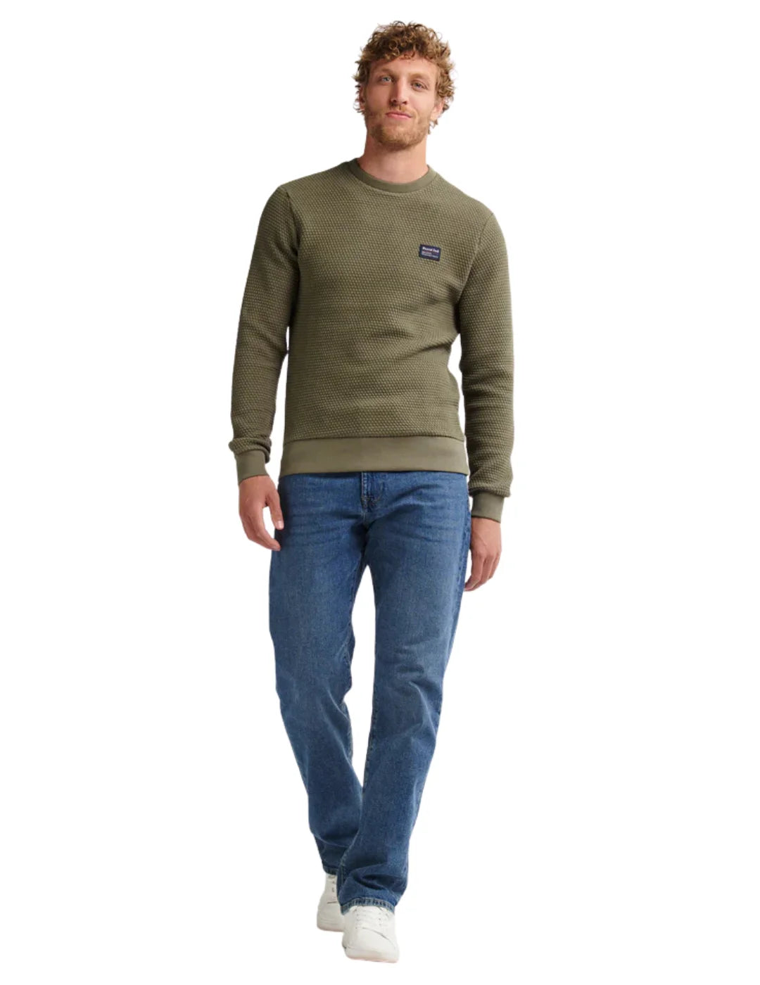 Sudadera Petrol Industries Gunniston Verde | Bicos de Fío