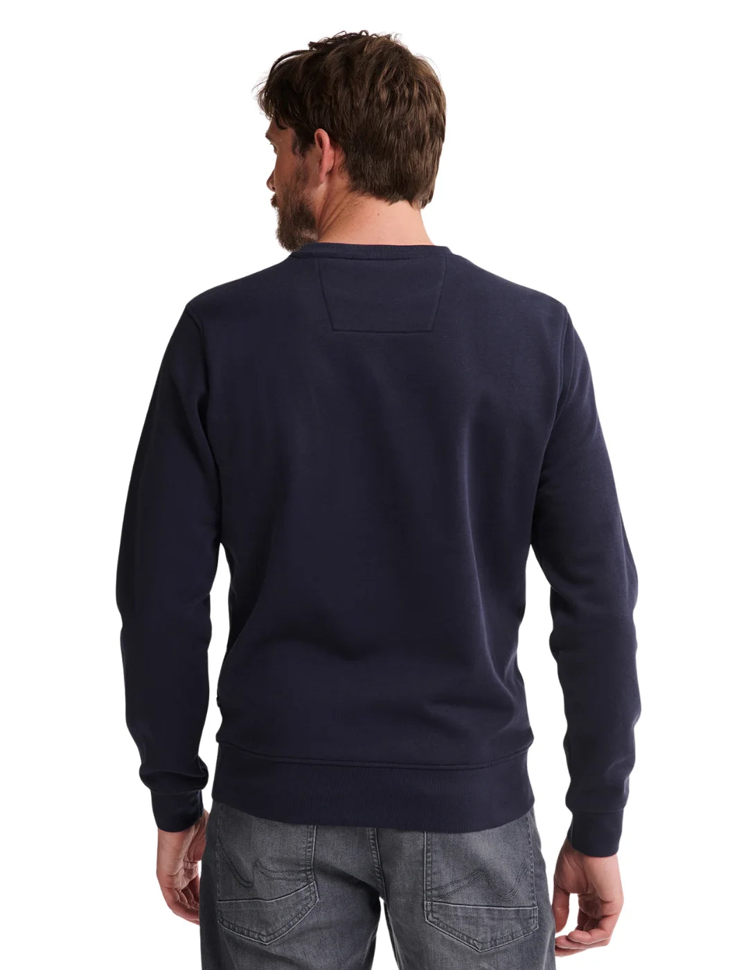 Sudadera Petrol Industries Logo Flor Azul Marino | Bicos de Fío