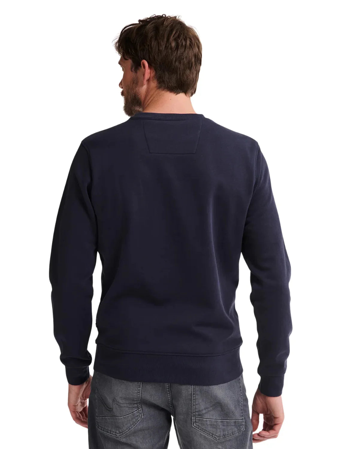Sudadera Petrol Industries Logo Flor Azul Marino | Bicos de Fío