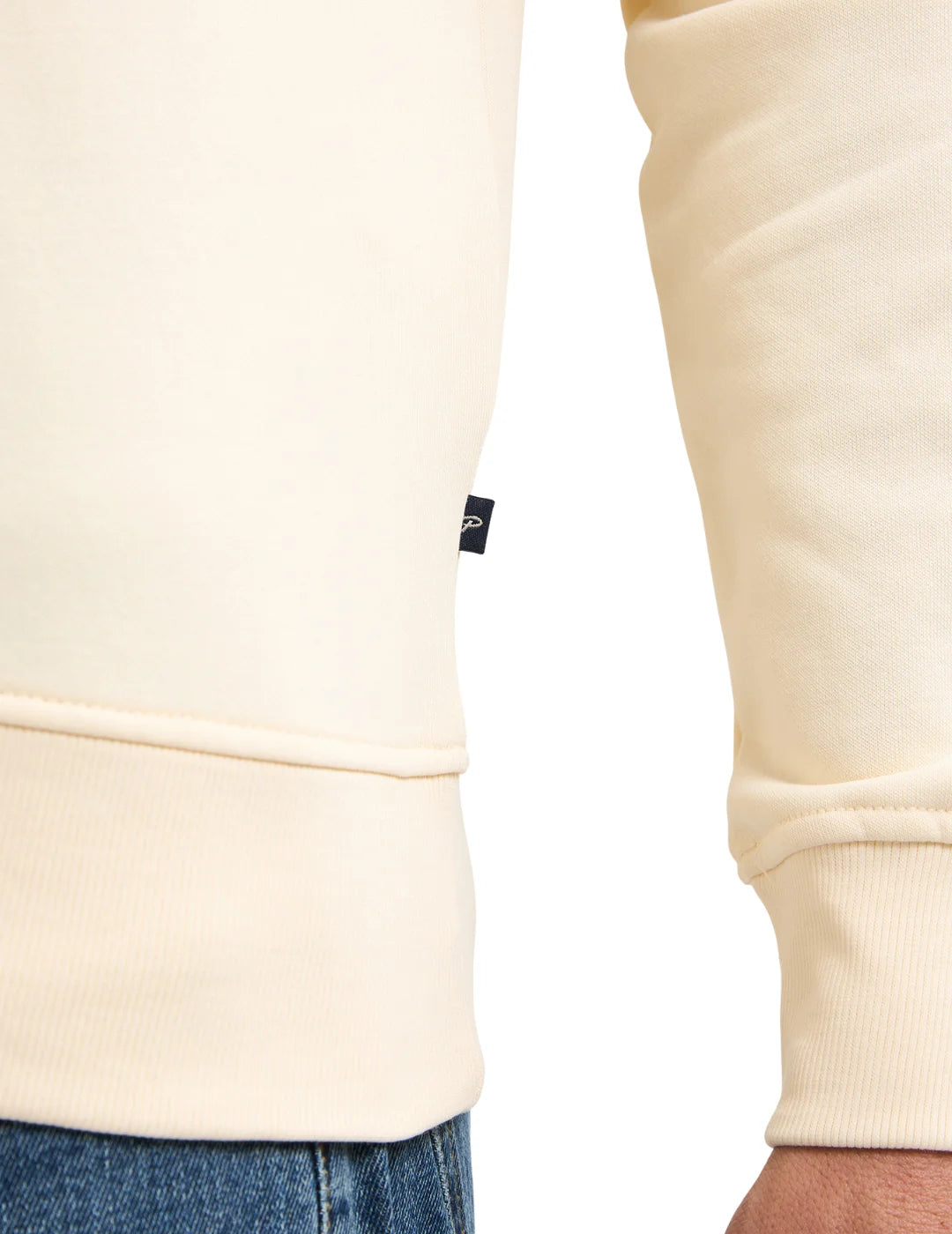 Sudadera Petrol Industries Logo Flor Beige | Bicos de Fío