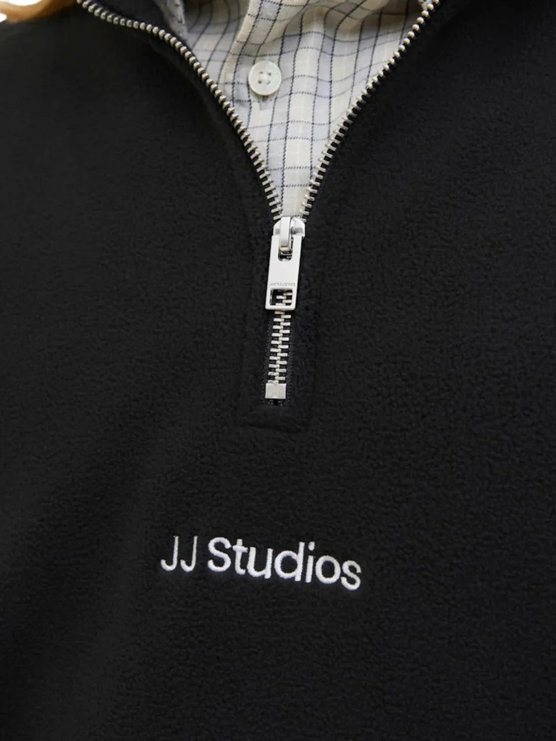 Sudadera Polar Jack&Jones Soho Negro | Bicos de Fío