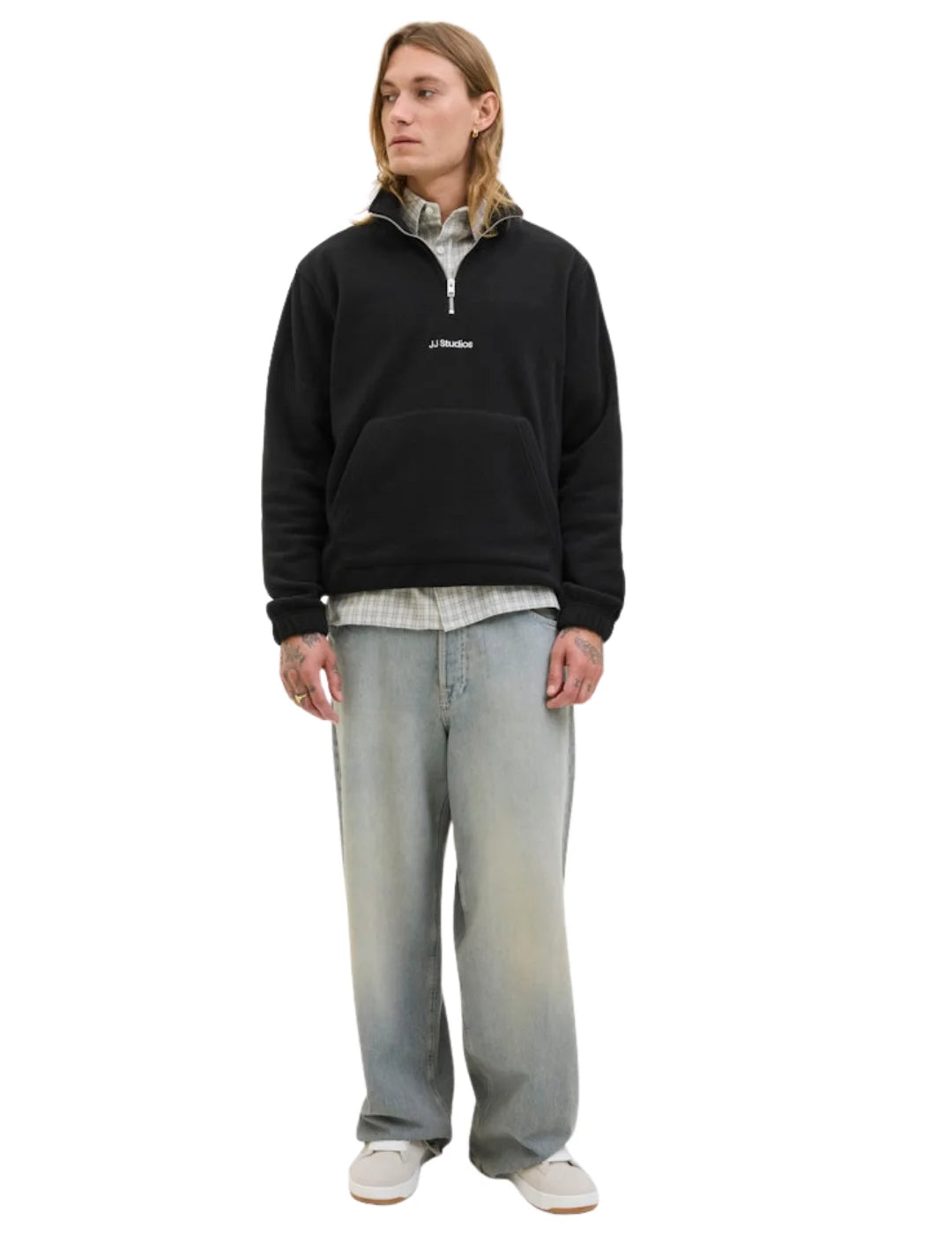 Sudadera Polar Jack&Jones Soho Negro | Bicos de Fío