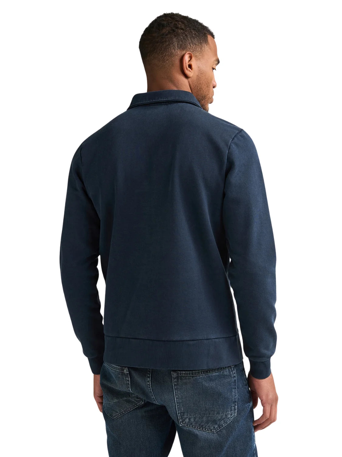 Sudadera Polo Petrol Industries Millhall Azul Marino | Bicos de Fío