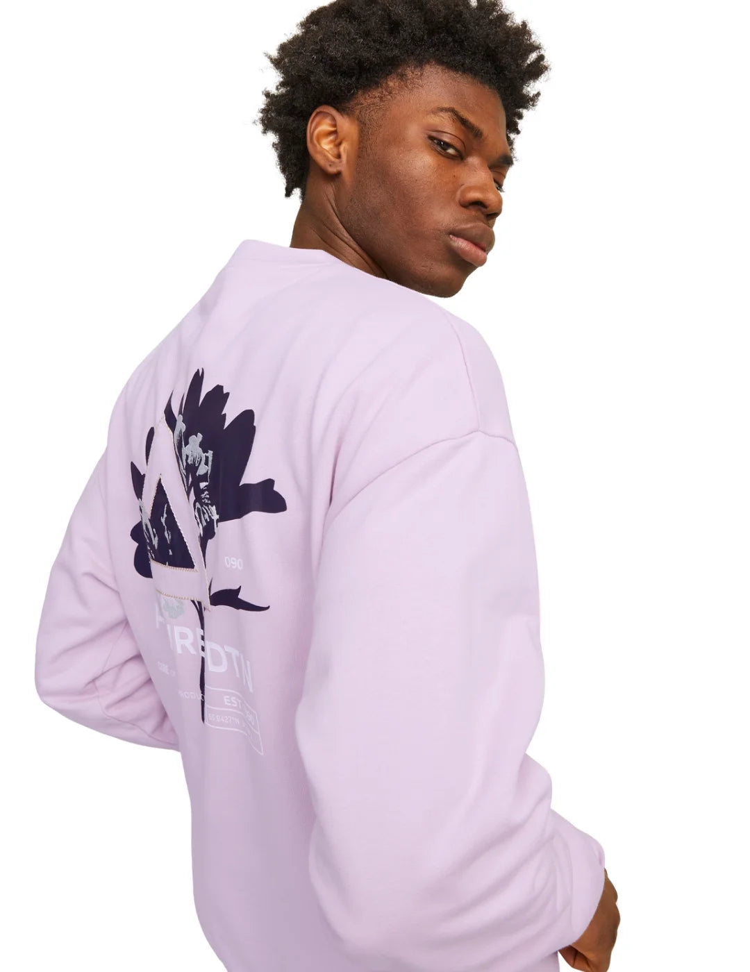 Sudadera Jack&Jones Jcostagger Lila | Bicos de Fío