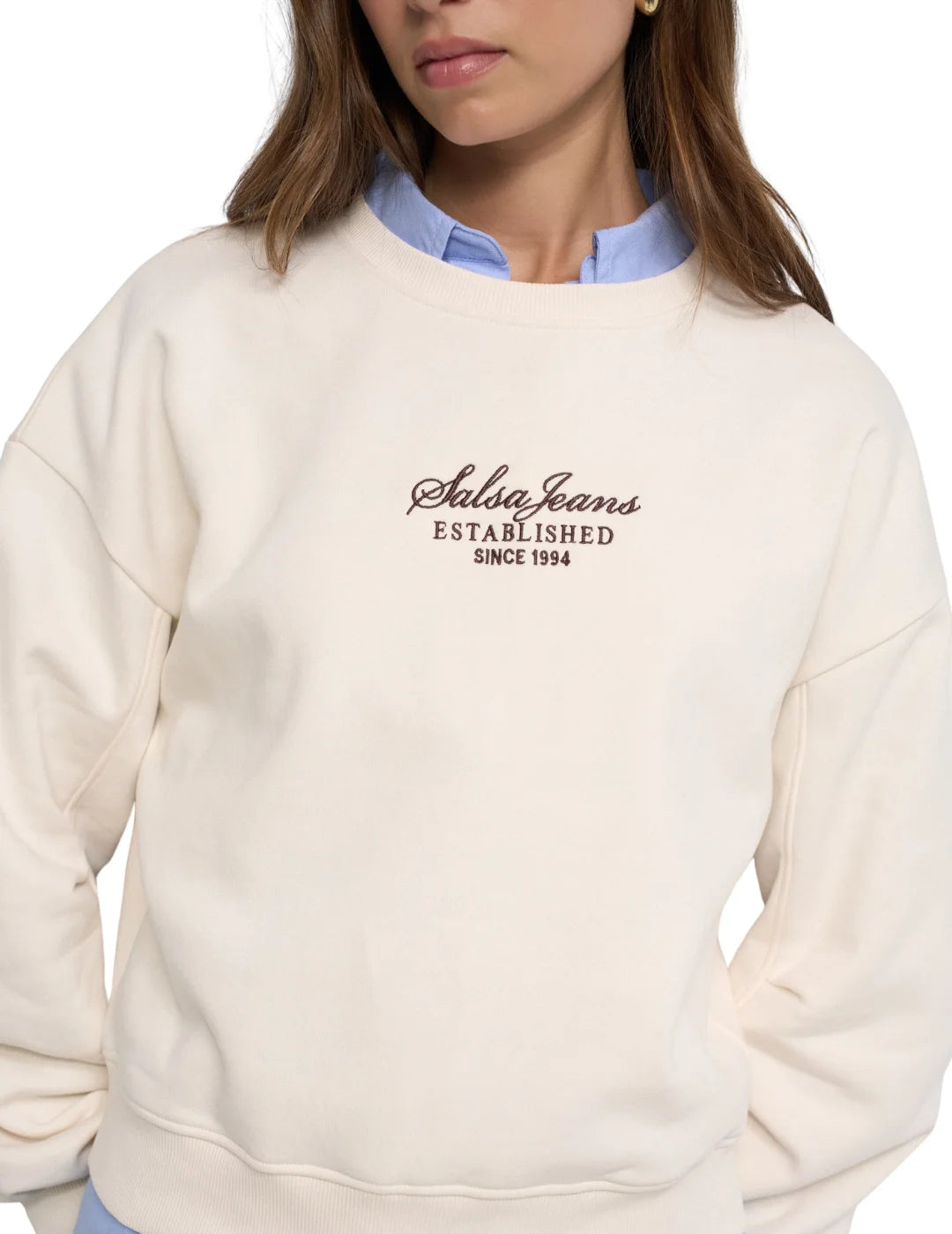 Sudadera Salsa Jeans Branding 1994 Arena | Bicos de Fío