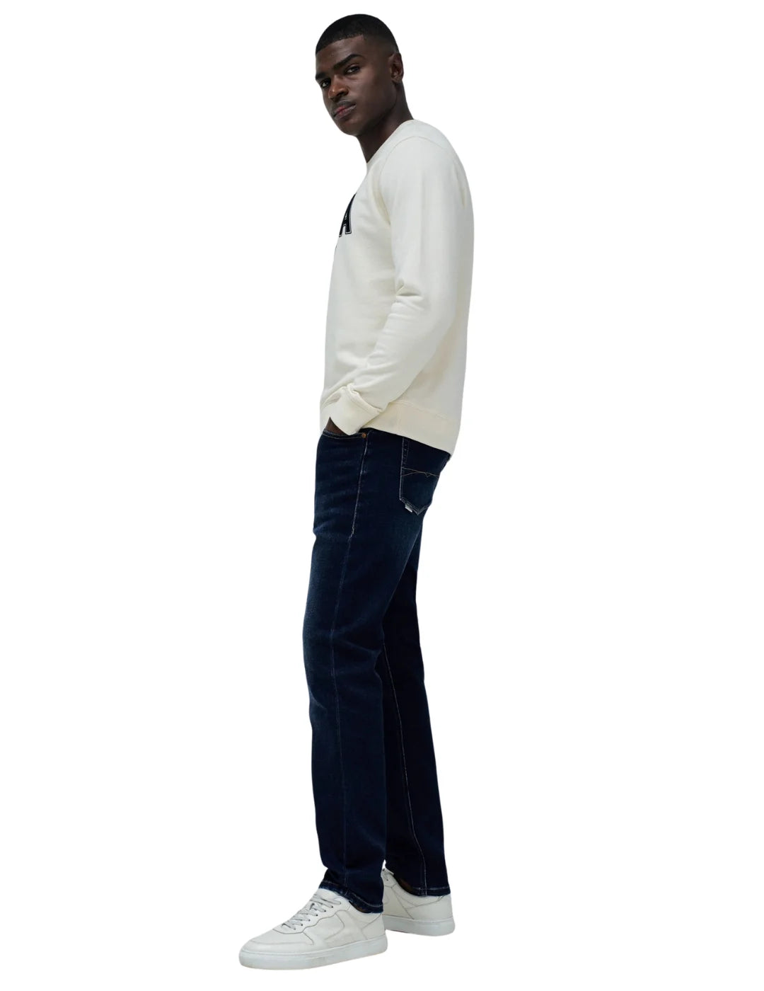 Sudadera French Terry Salsa Jeans Blanco | Bicos de Fío