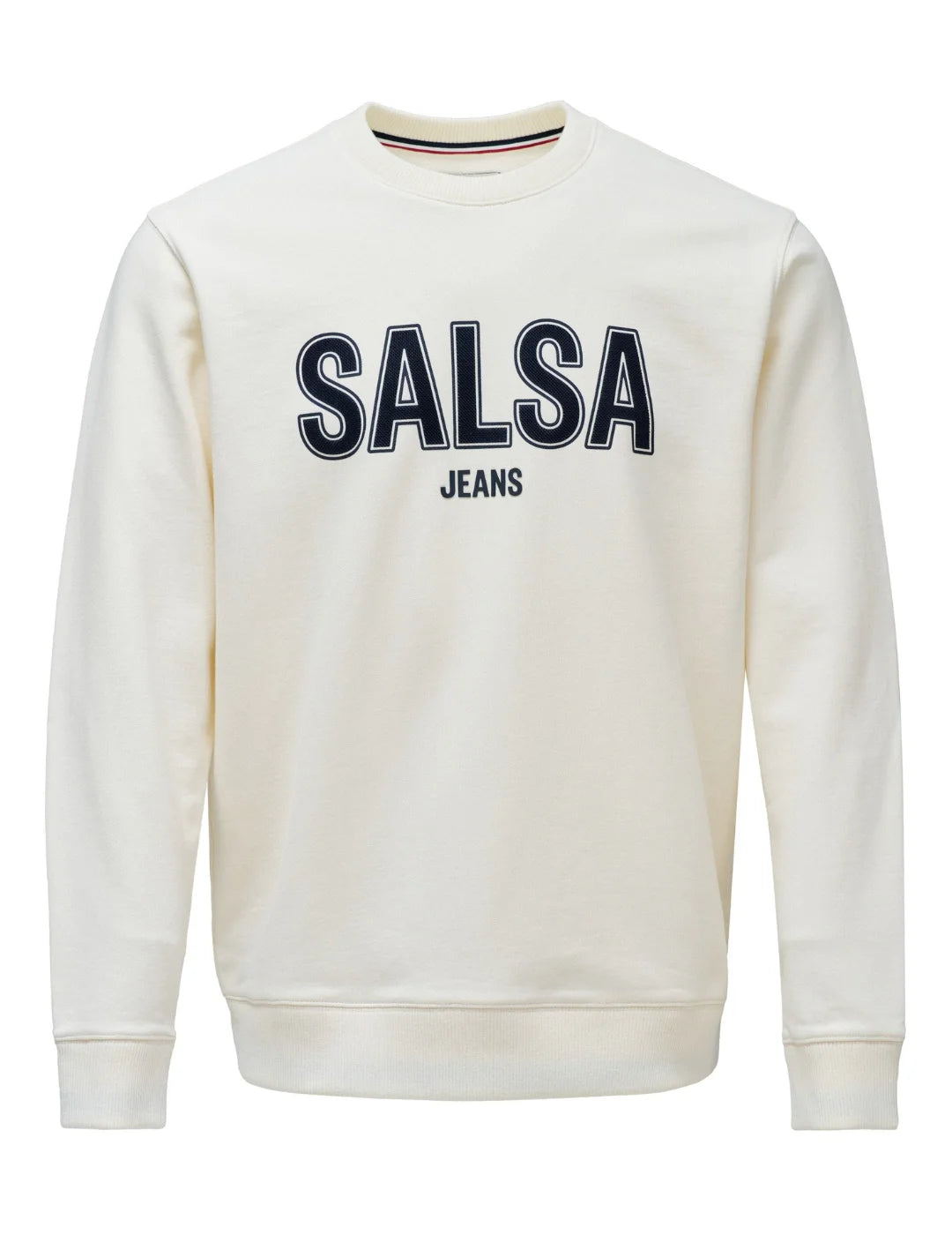 Sudadera French Terry Salsa Jeans Blanco | Bicos de Fío