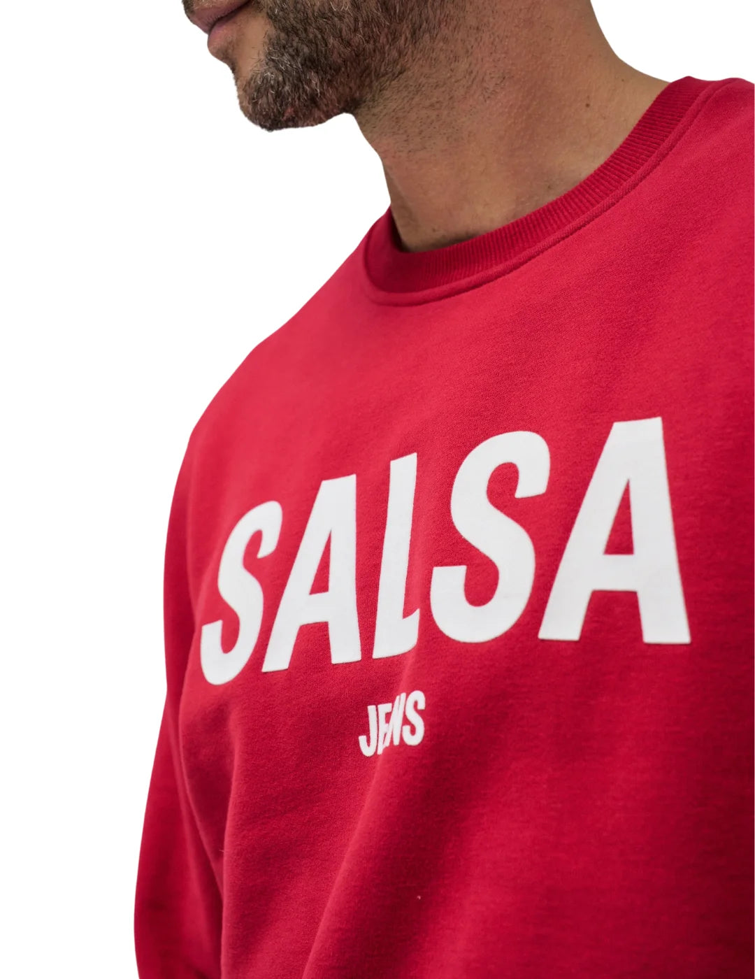 Sudadera Logo Salsa Jeans Rojo | Bicos de Fío