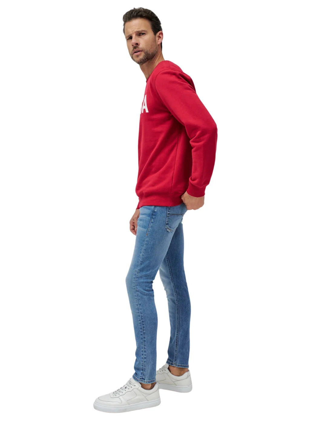 Sudadera Logo Salsa Jeans Rojo | Bicos de Fío