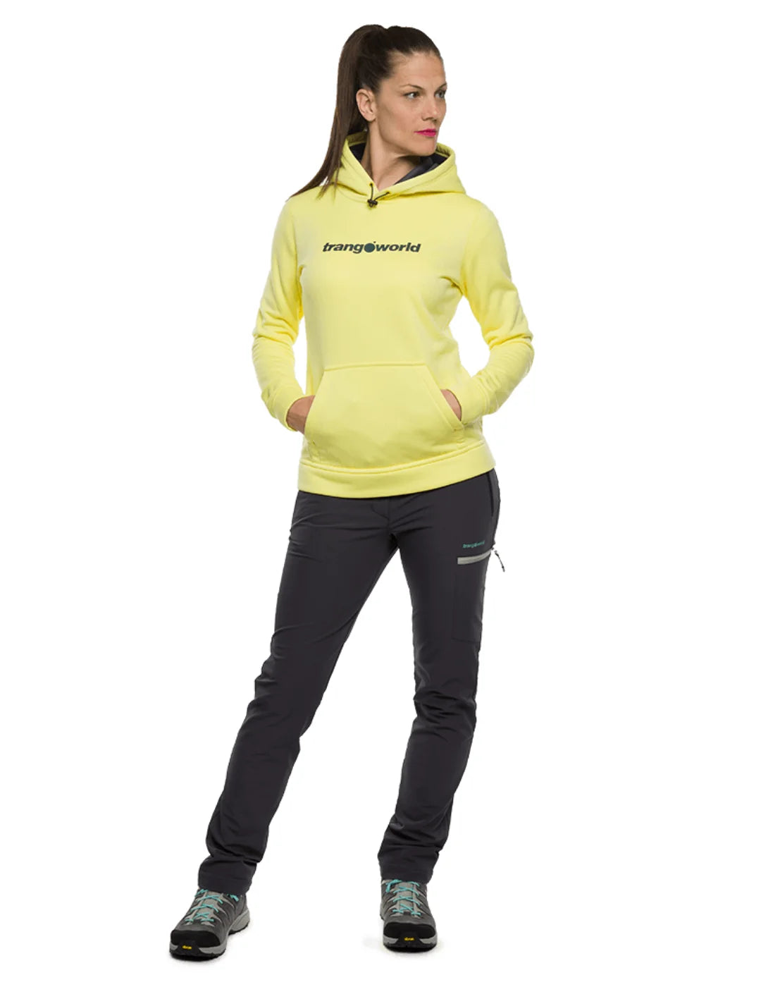 Sudadera Trangoworld Poppi Amarillo | Bicos de Fío