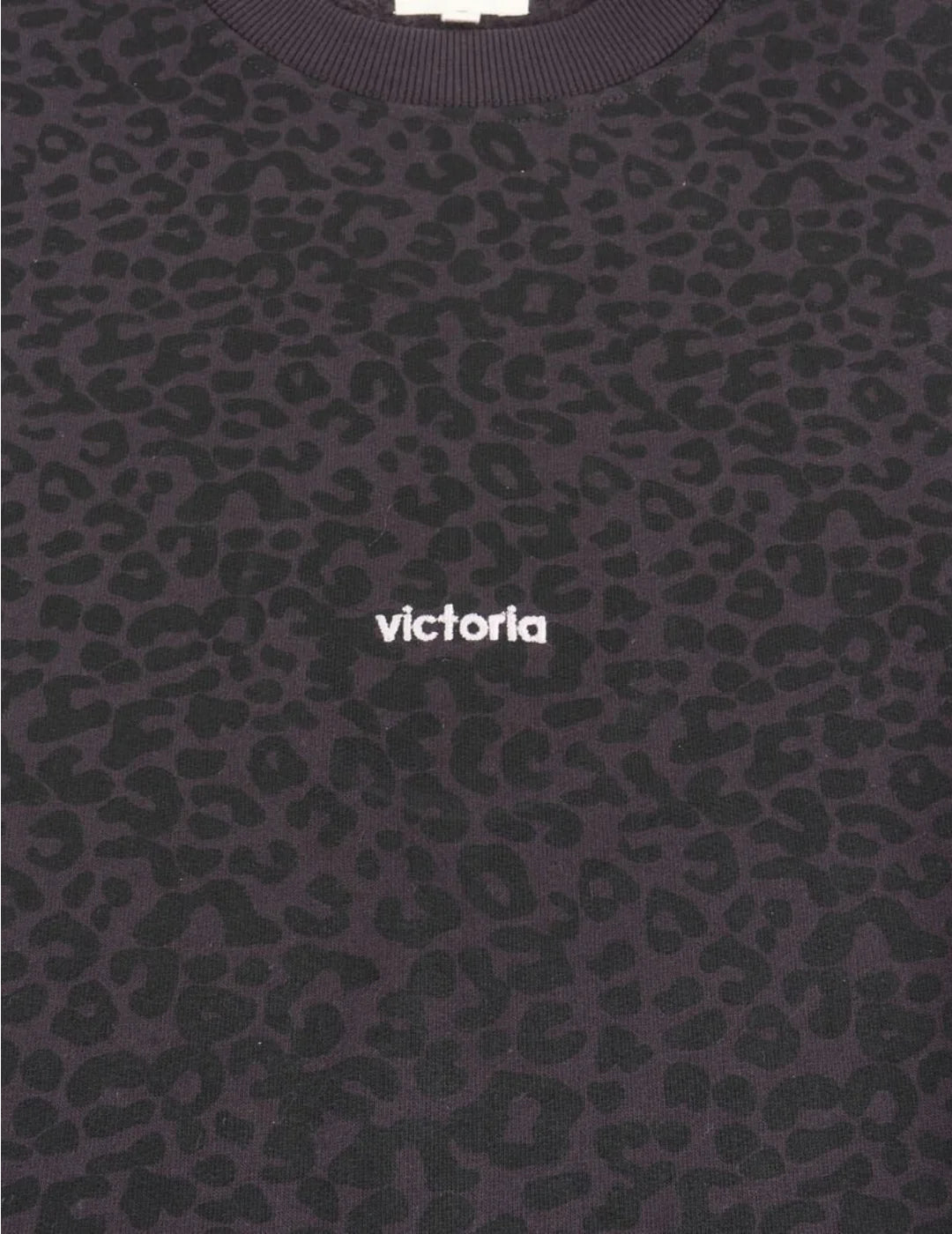 Sudadera Animal Print Victoria Gris | Bicos de Fío