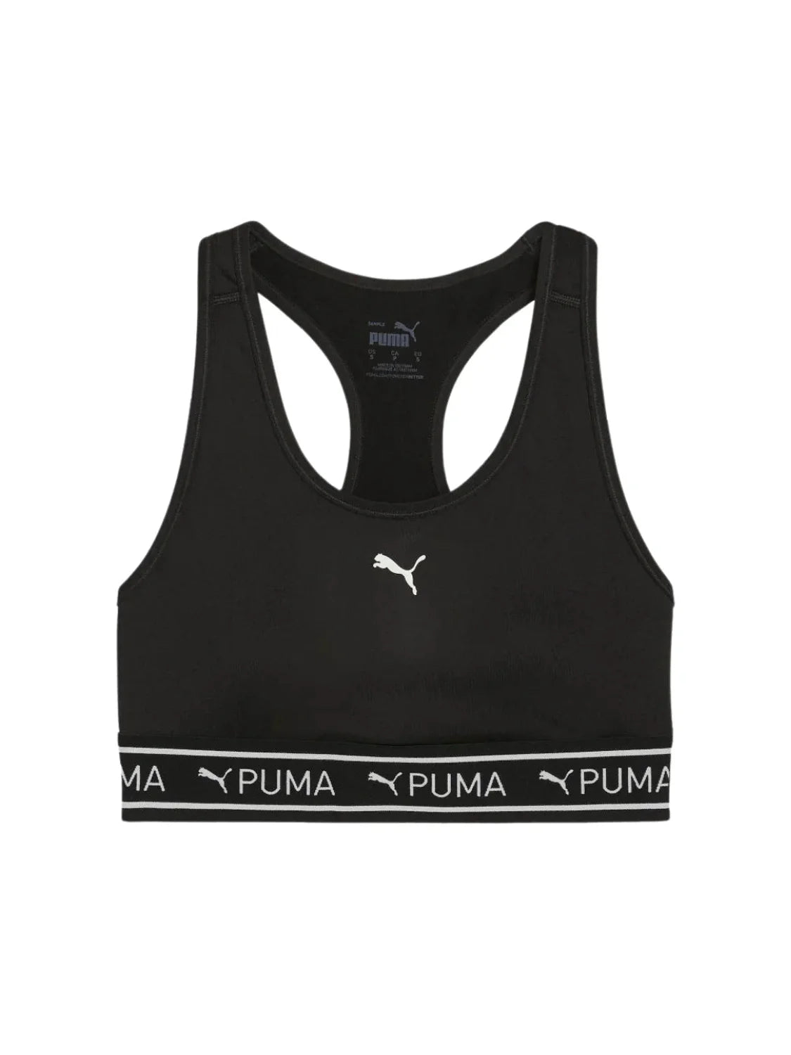 Sujetador Deportivo PUMA 4Keeps Elastic Negro | Bicos de Fío