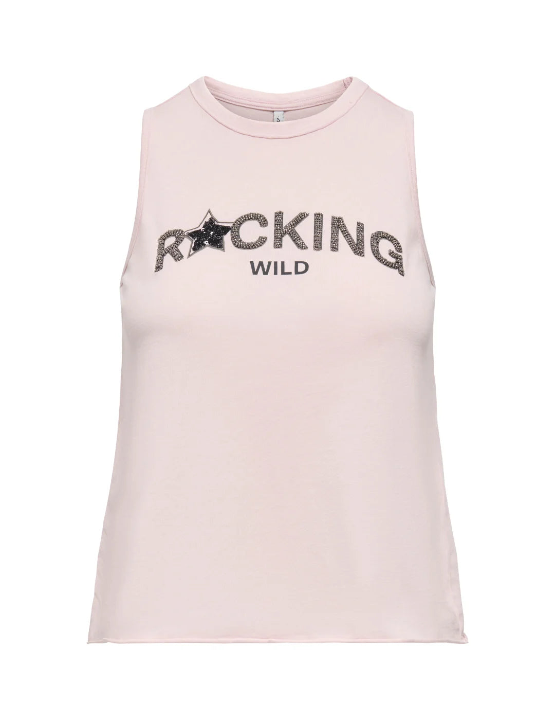 Top ONLY Lucy Rock Rosa | Bicos de Fío