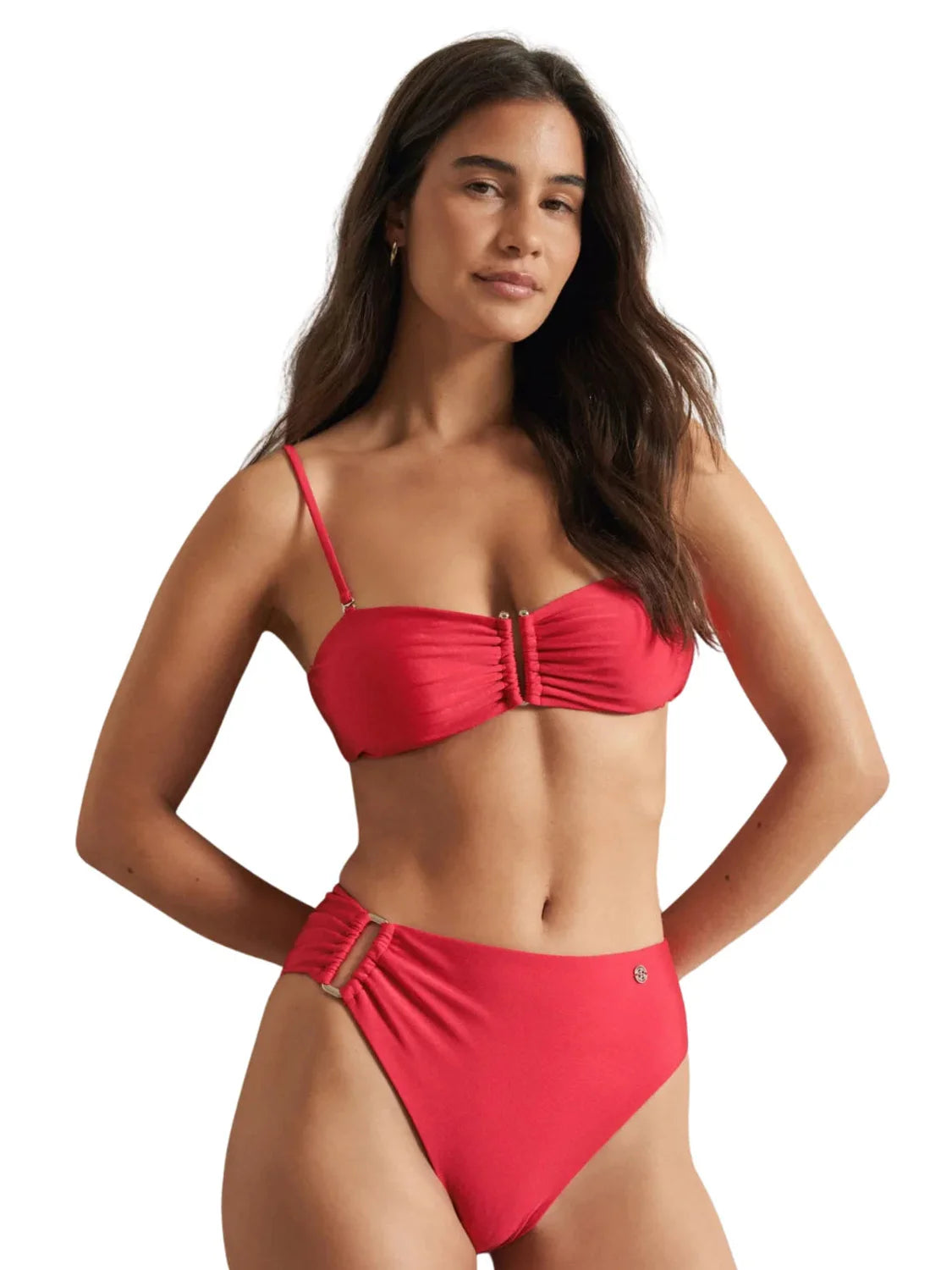 Top Bikini Salsa Jeans Rojo | Bicos de Fío