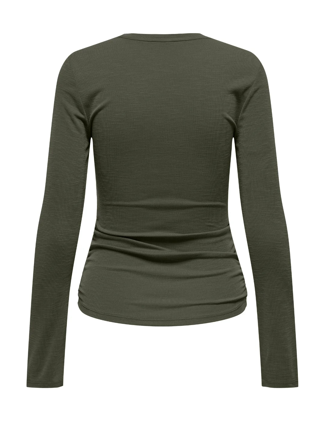 Top Manga Larga ONLY Free Khaki | Bicos de Fío