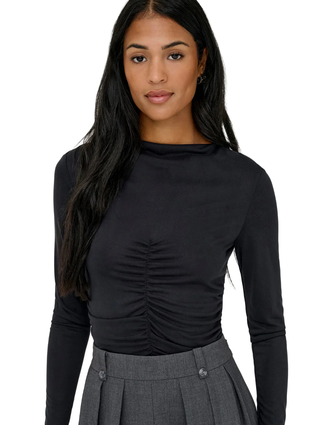 Top ONLY Hannah Negro | Bicos de Fío