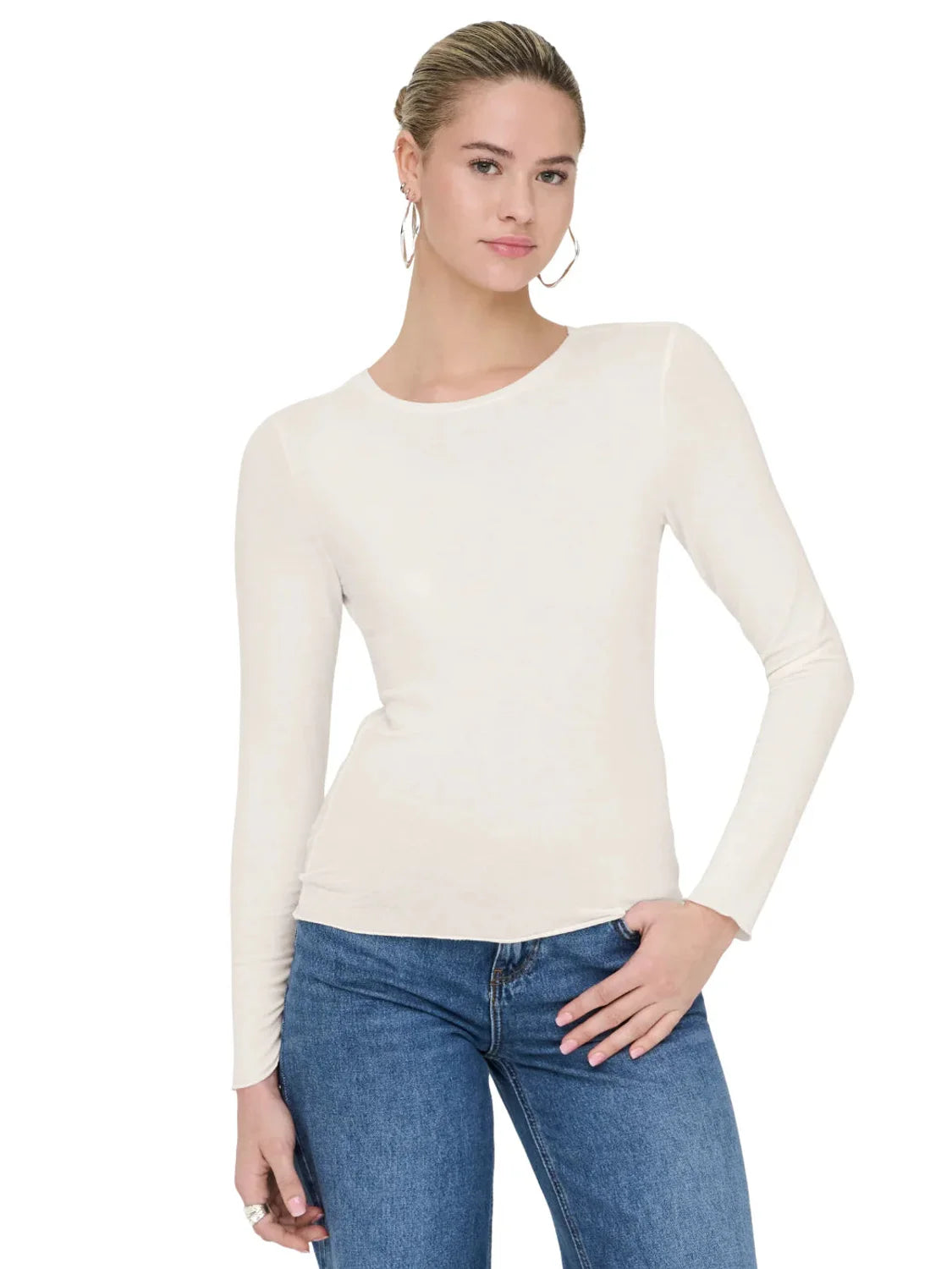 Top ONLY Virro Blanco | Bicos de Fío