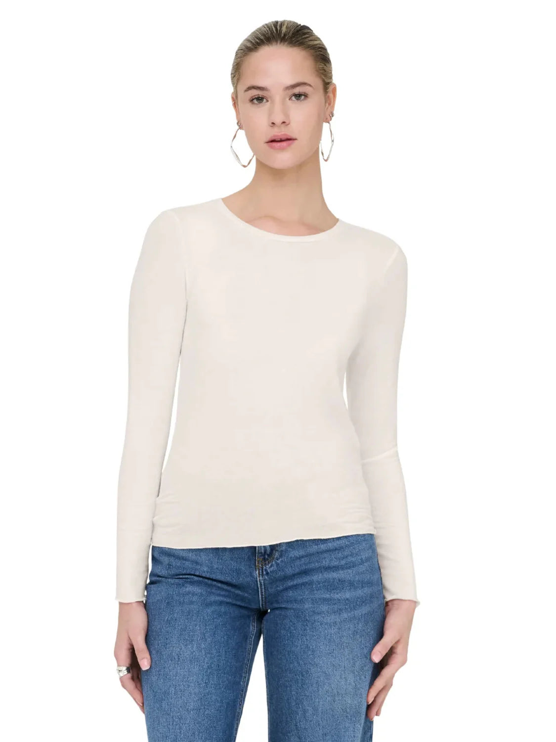 Top ONLY Virro Blanco | Bicos de Fío