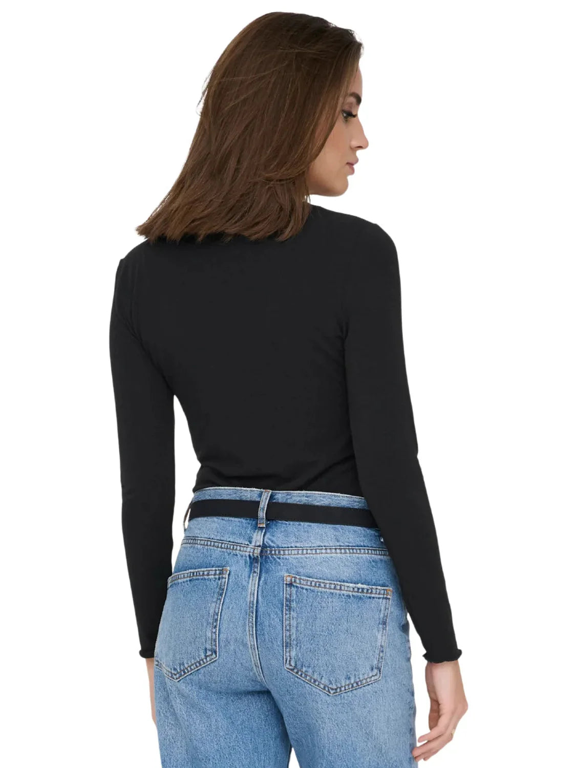 Top ONLY Virro Negro | Bicos de Fío