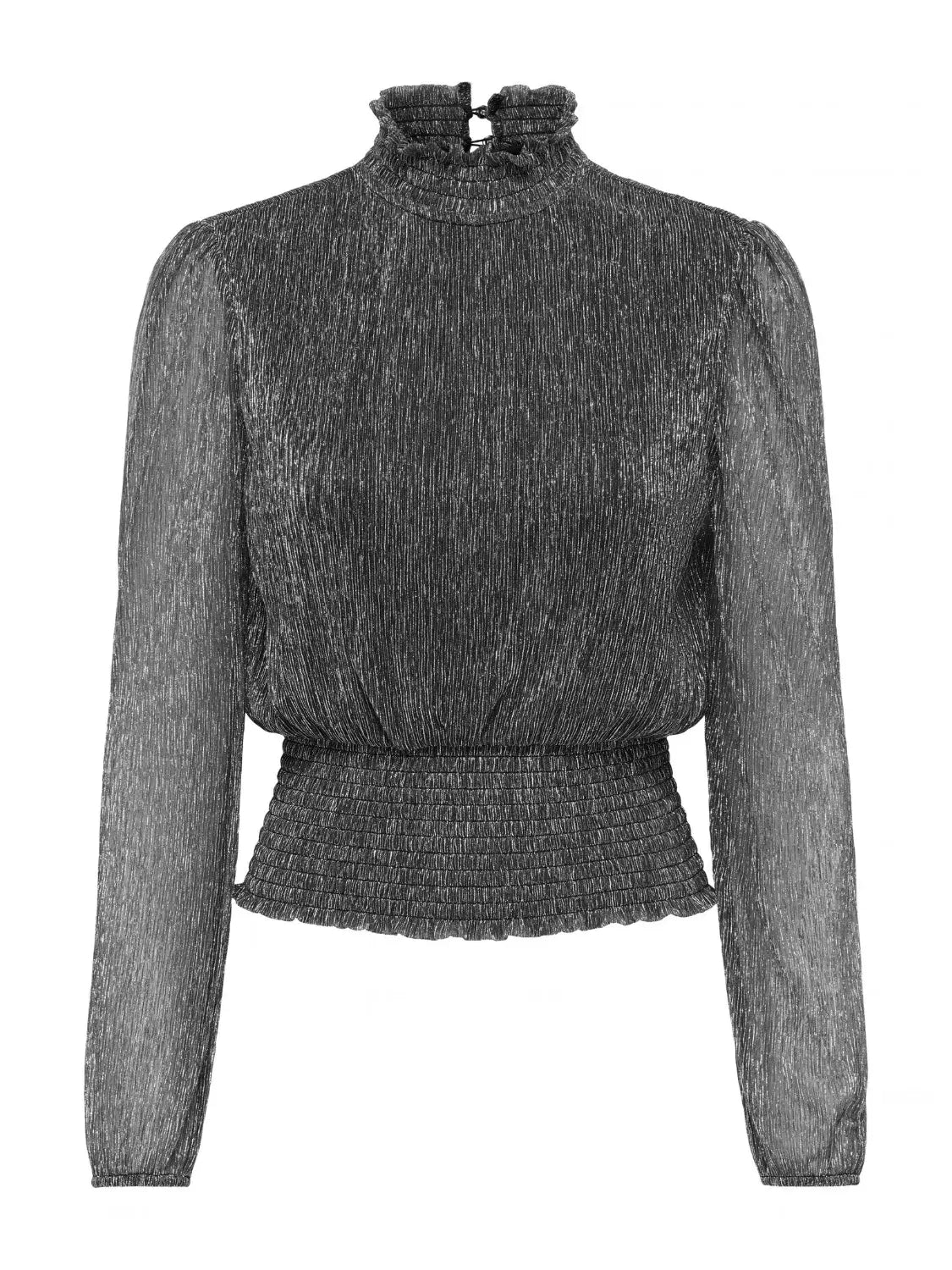 Top ONLY Cami Glitter Plata | Bicos de Fío