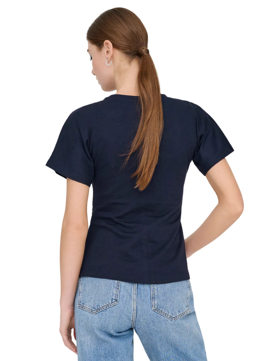 Top ONLY Marie Azul Marino | Bicos de Fío